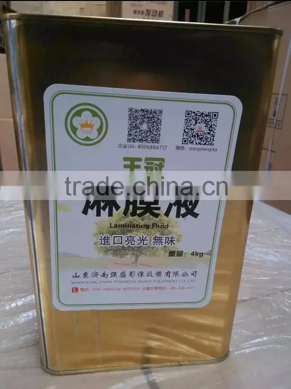 Glossy and matte uv liquid for uv coating / laminating