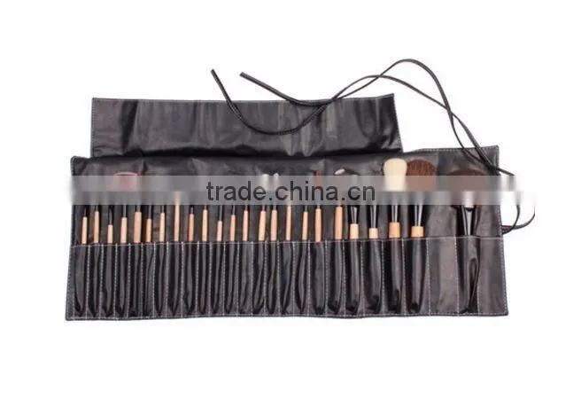 24pcs Wooden Color Lowest Price Private Label Makeup Brushes