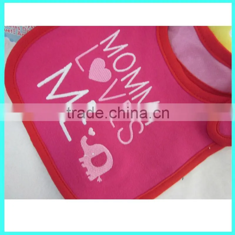 Hot sale 3 layors carter style baby drool bib