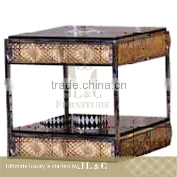 2014 best selling crystal tea table, solid wood coffee table, JT14-96 from china supplier-JL&C Furniture
