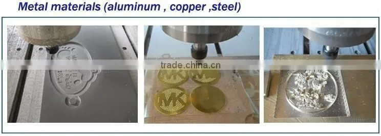 Wireless handwheel Temperature display panel metal wood cnc router engraving machinery