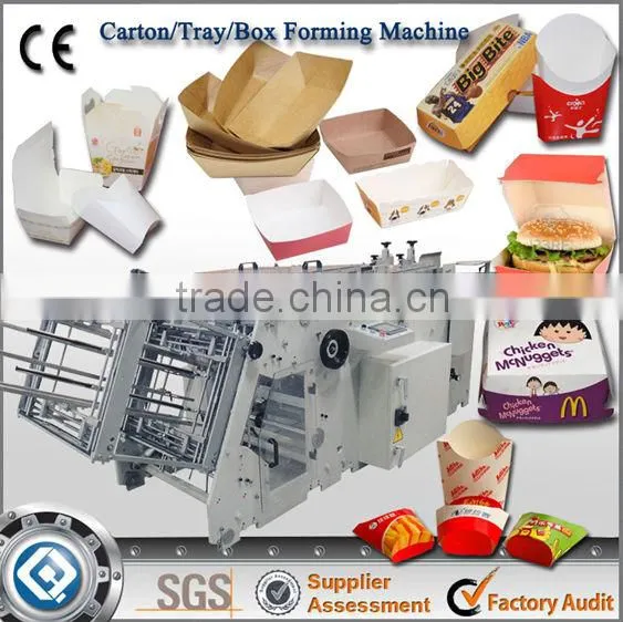 NEW PRODUCT!QH-9905 Burger box making machine