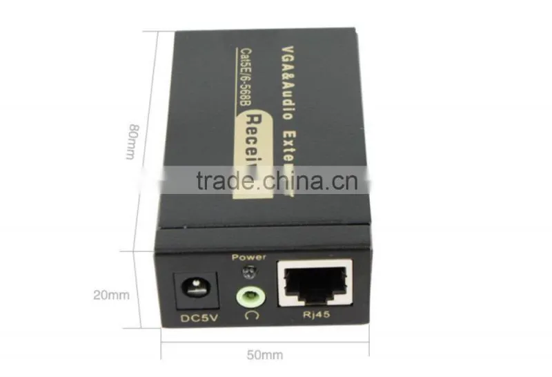 100m UTP vga extender, vga extension up to 100m CAT6 VGA extender