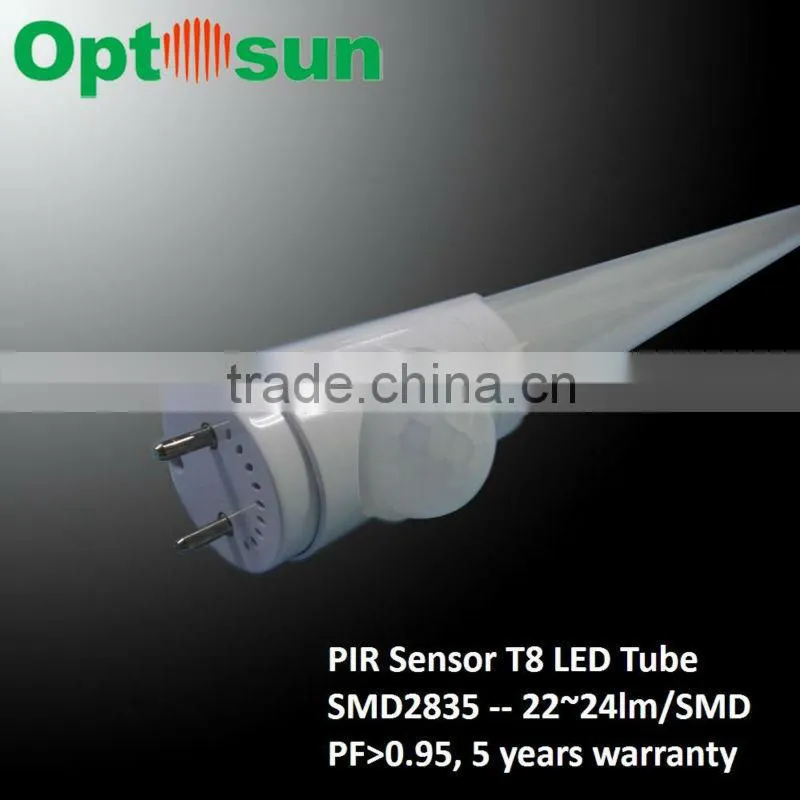 PIR led tube 18W led tube with CE RoHS approved