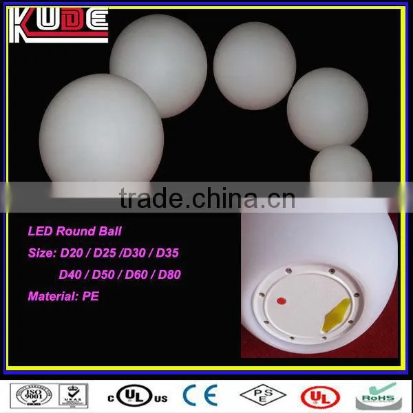 IP68 waterproof led light ball & led cube