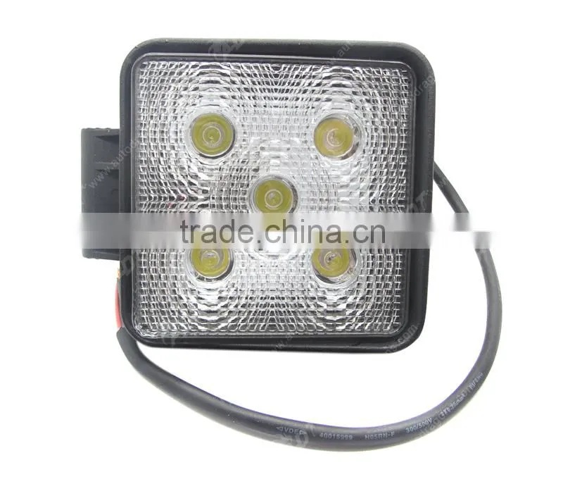 15W LED DRIVING LIGHT ,5pcs*3w led truck lamp for Boat truck lamp