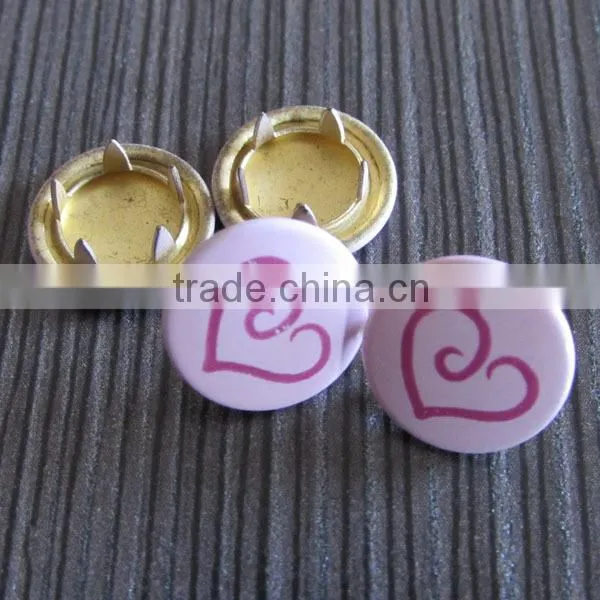Love Metal Snap Button