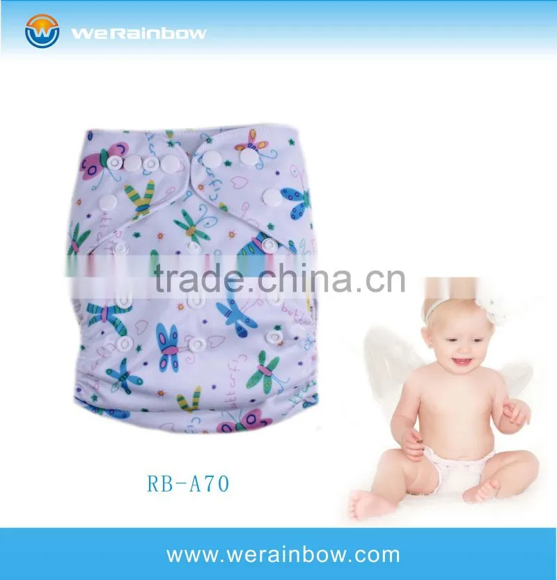 Newborn Reusable Aio Cloth Diaper