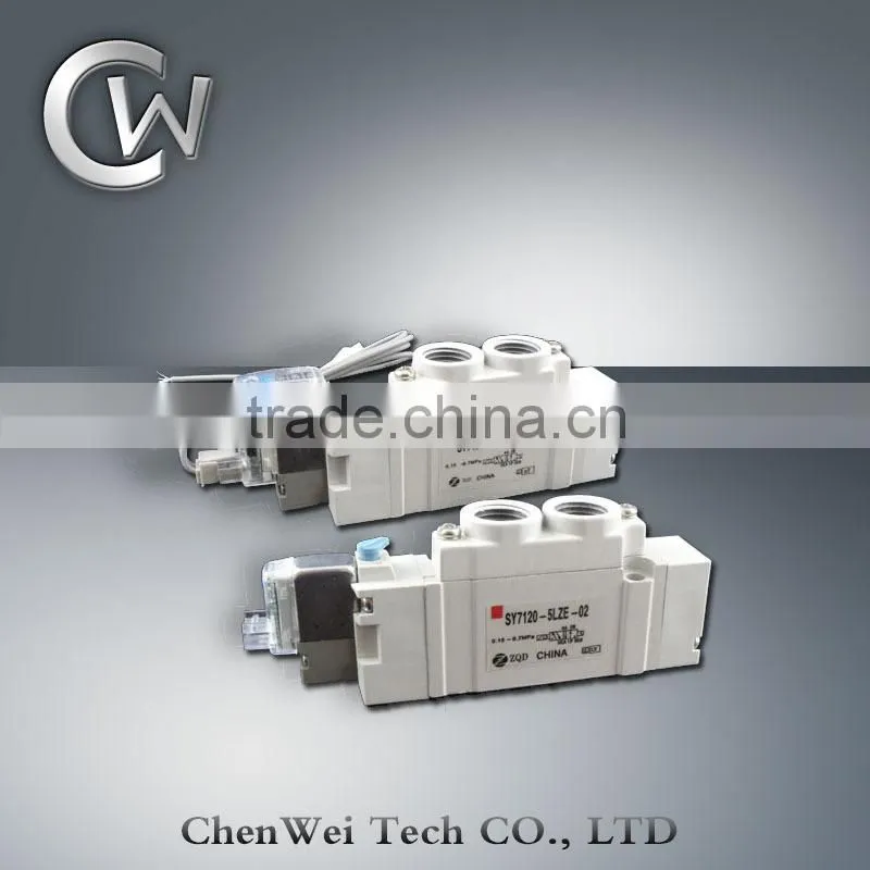 SY7420-5LZD-02 5 Way 3 Position Solenoid Valve-SMC Solenoid Valve