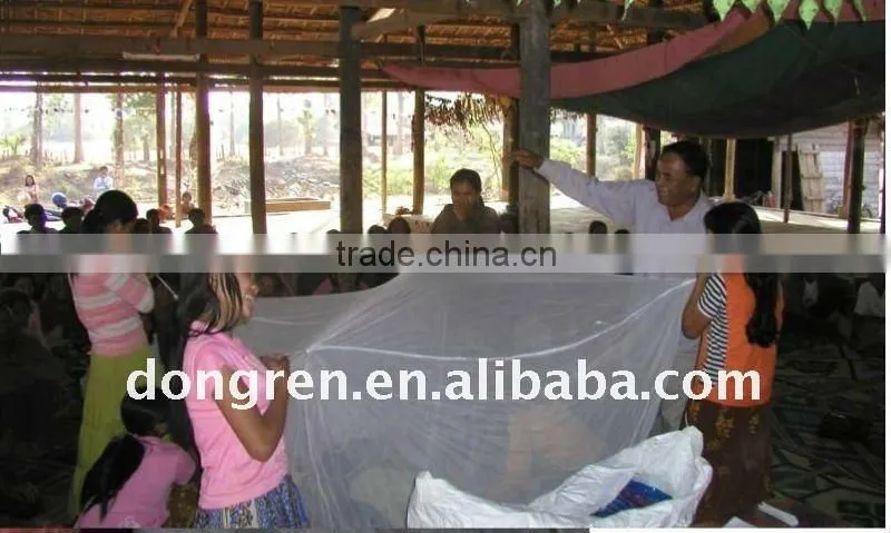 One door treated mosquito nets