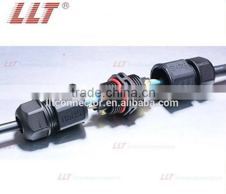 3 contact L20 weatherproof screw pins waterproof connector