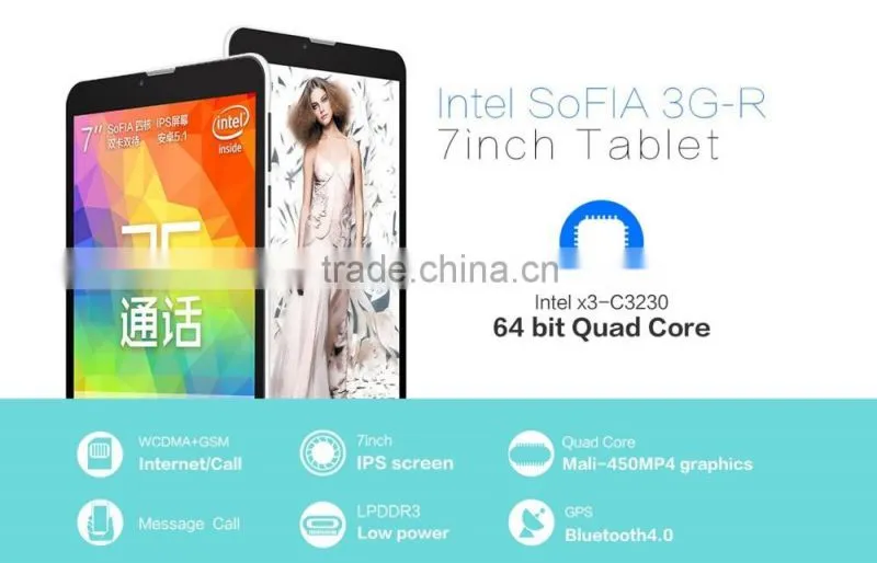 2016 new Original Teclast X70 R 3G tablet Android 5.1 7 inch IPS Retina Screen Intel X3-C3230 64bit Quad Core 1GB RAM 8GB ROM