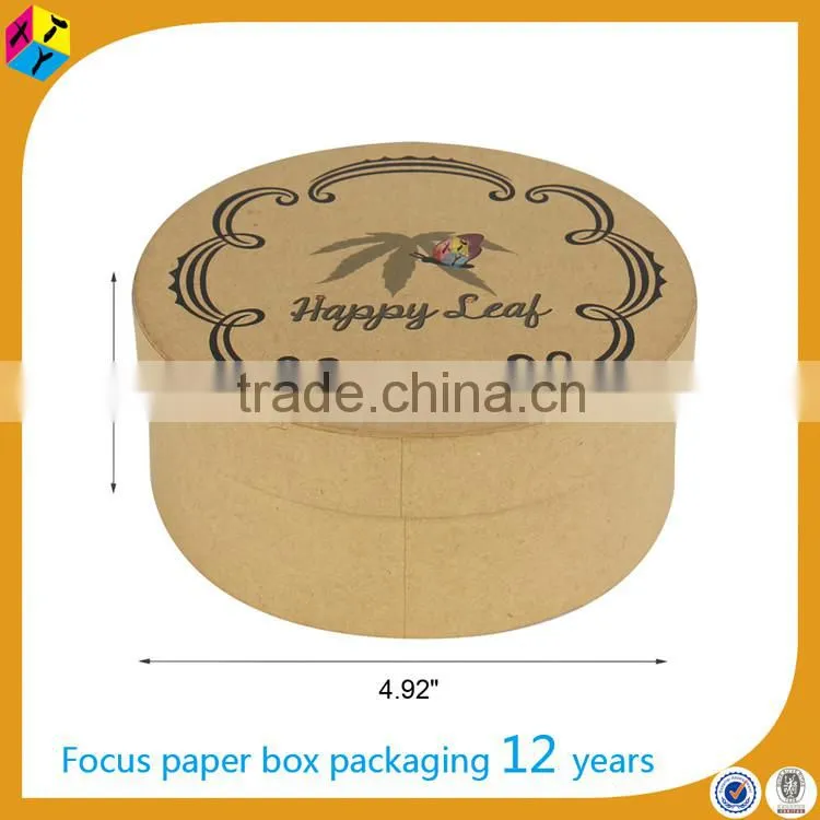 custom recycled kraft tube packaging mini paper box