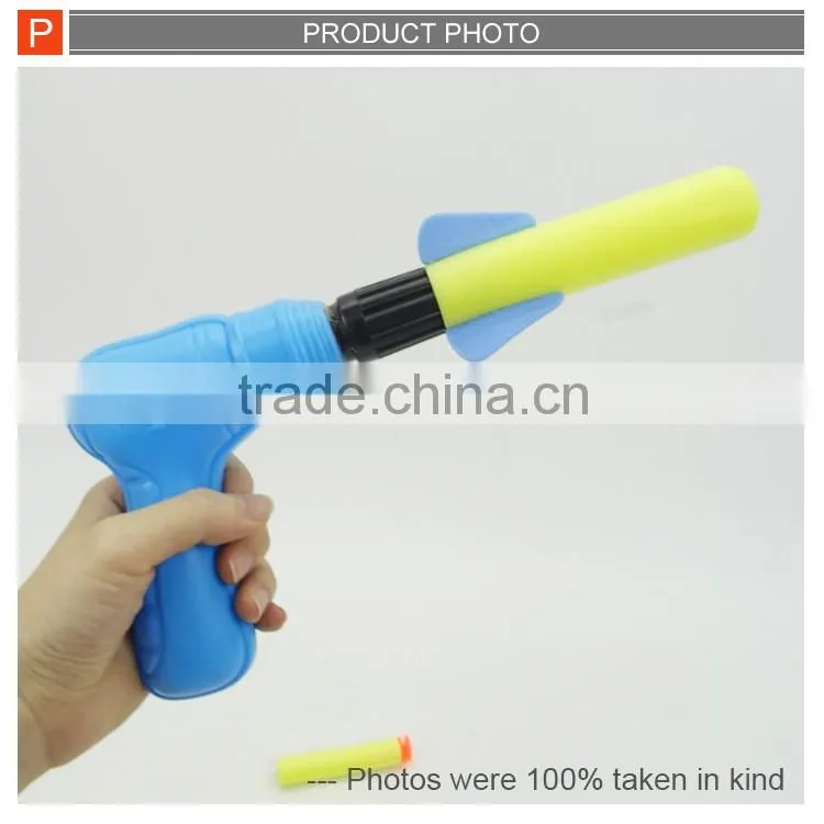 Mini eva rocket foam missile gun shoot gun toy