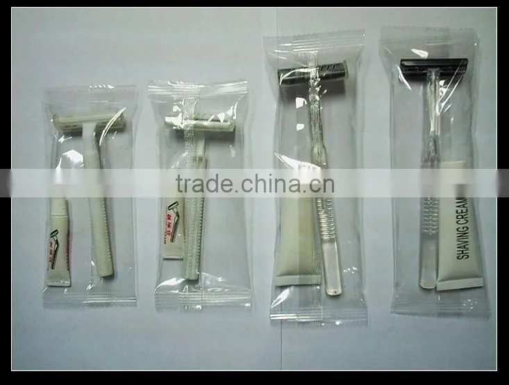 Hot selling hotel products automatic horizontal disposable razor packaging machine