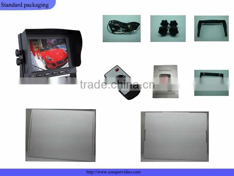 5" Dash/Suction Mounted Monitor For Cars - Upto 2 Camera Inputs