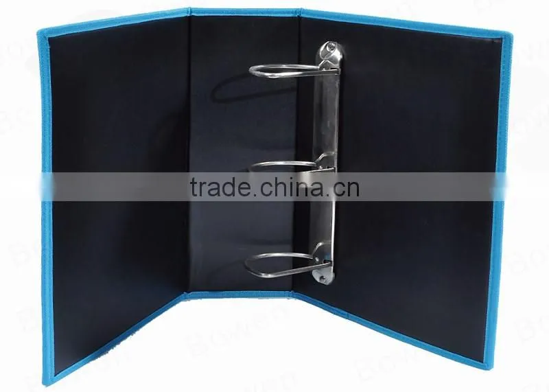 A4 fabric folder with 3 ring binder/catalog folder