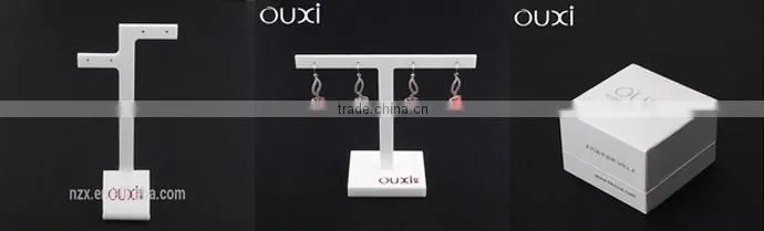 OUXI 925 sterling silver ring designs for girl with Austria Crystal 40141