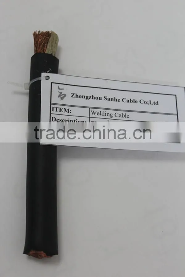 Orange color Welding Cable 16mm2 25mm2 35mm2 50mm2 70mm2 95mm2