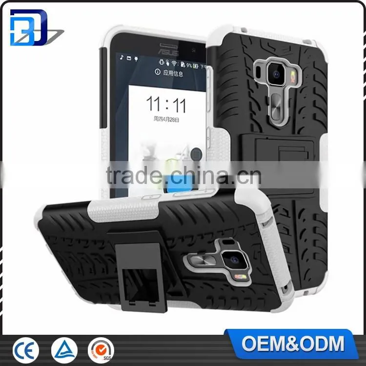 Hot Products 2 in 1 Slim Armor TPU + PC Kickstand Case For Asus Zenfone 3 Z012D Back Cover mobile phone accessories