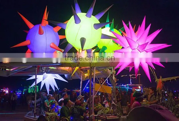 Party decoration night light inflatable star balloon in hot sale