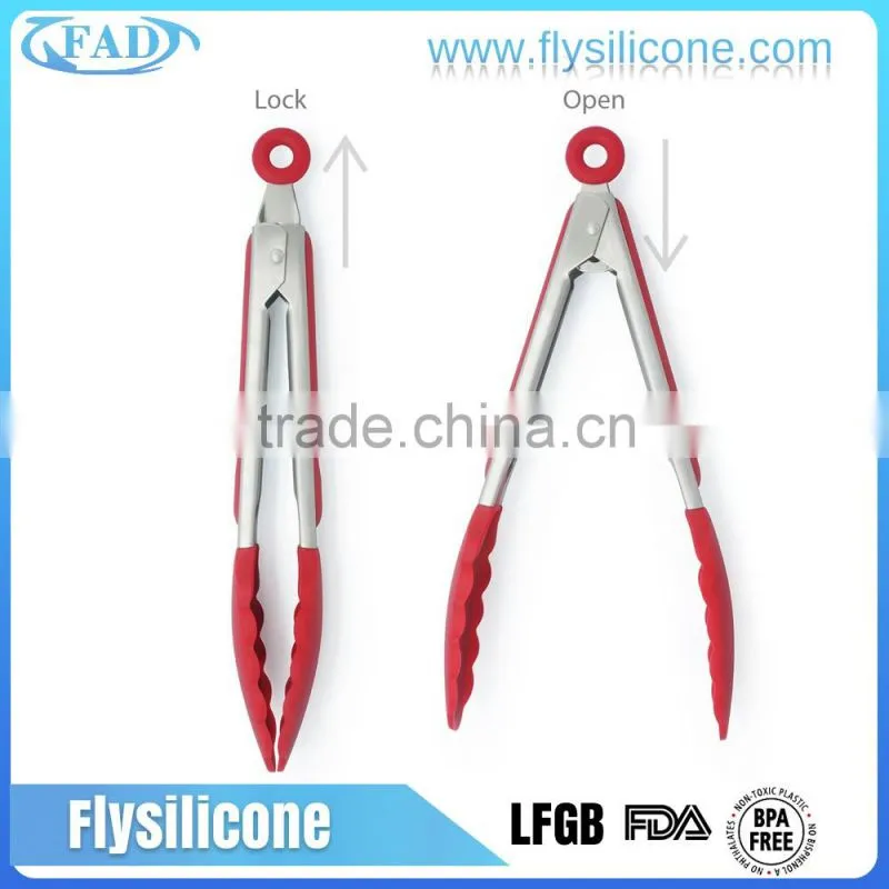 Tongs Utensils Type and Eco-Friendly Feature silicone bbq tongs