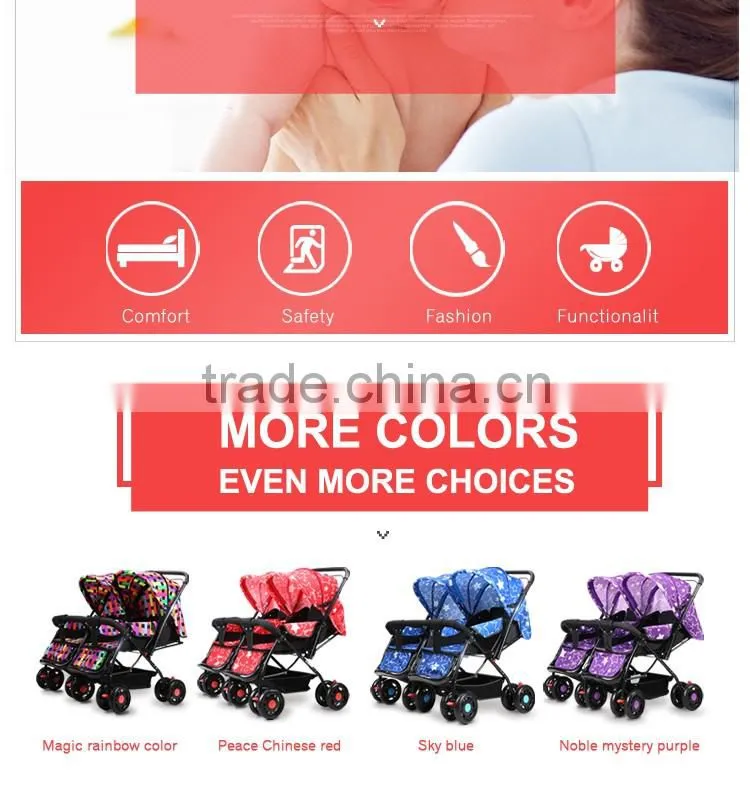 Mother See Baby Twins Stroller/Double Stroller /Twins Carriage /Double Pushchair