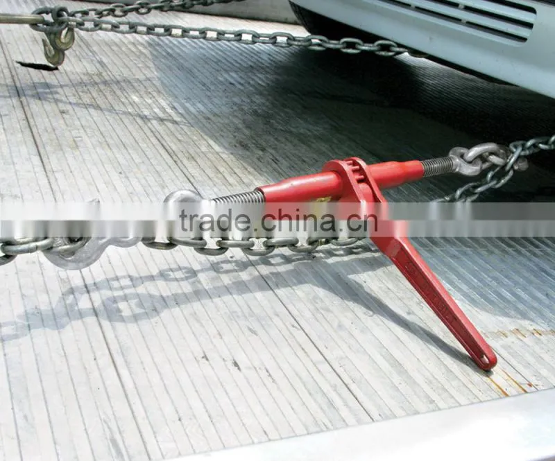 Standard EN 12195-3 Ratchet Load Binder with Chain