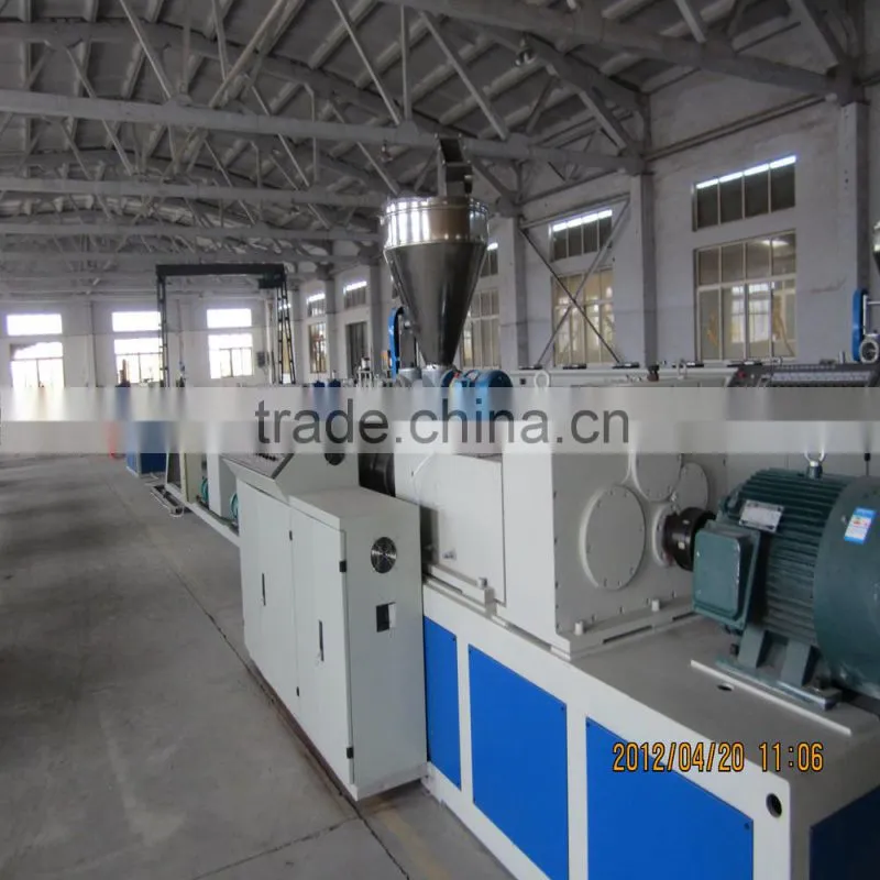 CE&ISO Certification PVC Pipe Making Machine/ 100-250mm Water Pipe Extruder Machinery