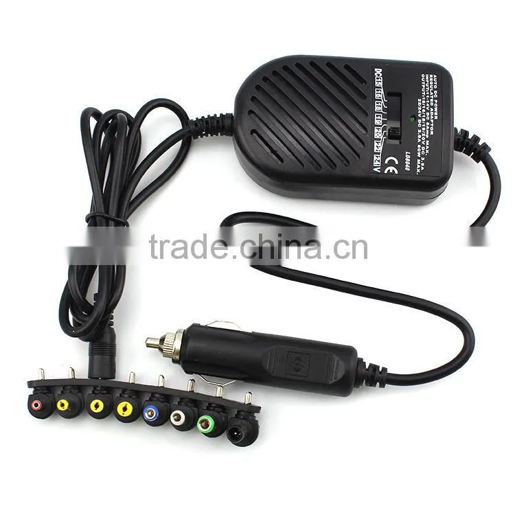 Universal DC charger for laptops up to 80 Watts.