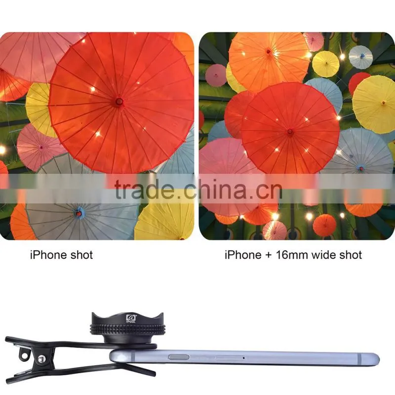 Universal 2 in1 Clip Wide Angle + CPL Filter Mobile Phone Camera Lens For iPhone 5 5C 5S 6 6+ 6S 6S Plus Samsung