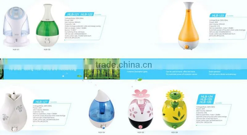 Double nozzle ultrasonic humidifier with cool mist