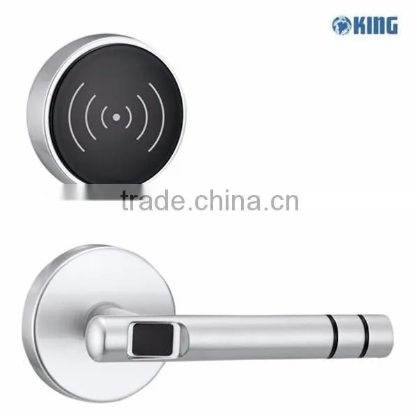 Stainless Steel swipe card door lock with software for hotel