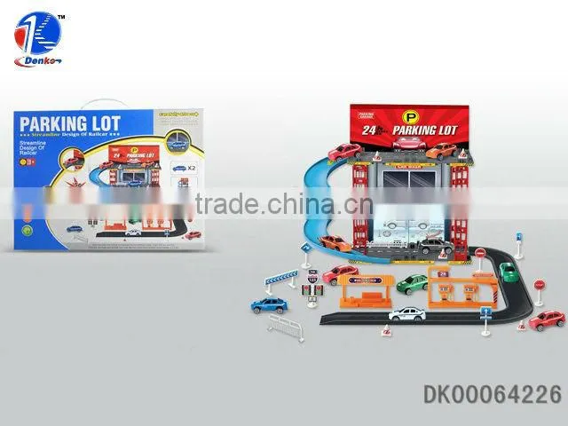 Super Garage Playset Toys for Boys (Parking Garage+ Track+ Accessories)