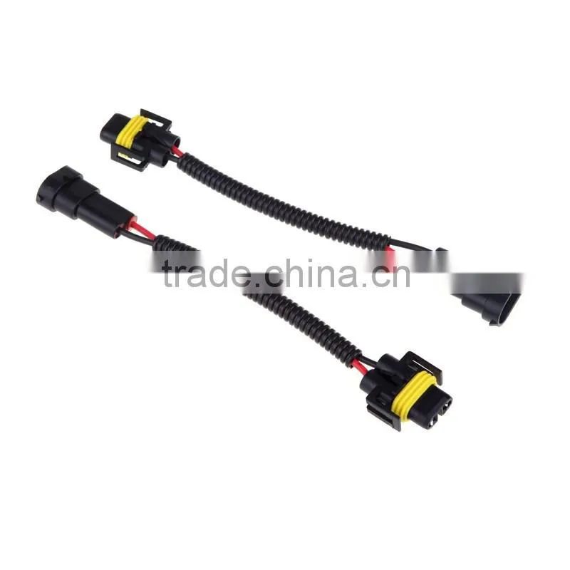2pcs H8 H9 H11 Wiring Harness Socket Wire Connector Plug Adapter for HID LED Foglight Head Light Lamp Bulb