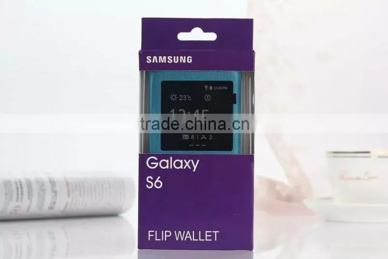 For high quality samsung galaxy s6 case, for flip stand samsung galaxy s6 case, for PU leather samsung galaxy s6 case