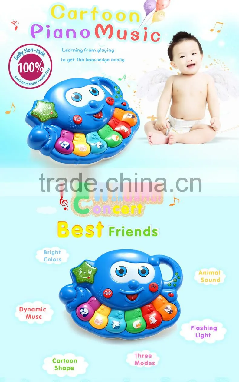 NO-6688 Music instrument education plastic piano toys, electric piano toys for kids