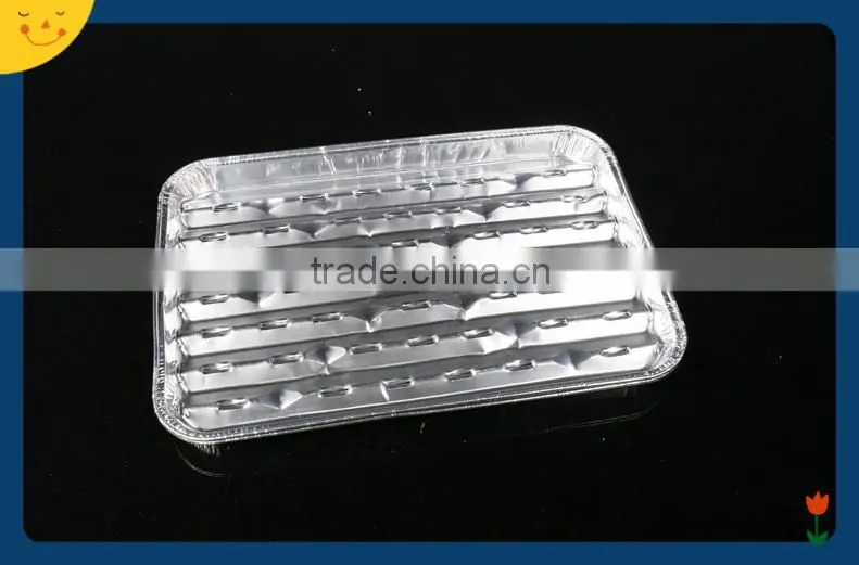 Disposable Aluminium foil food container for BBQ
