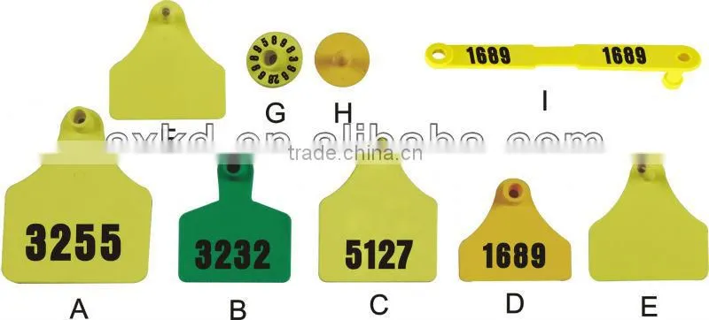 Best selling Top quality pet clinic ear tags for cattle