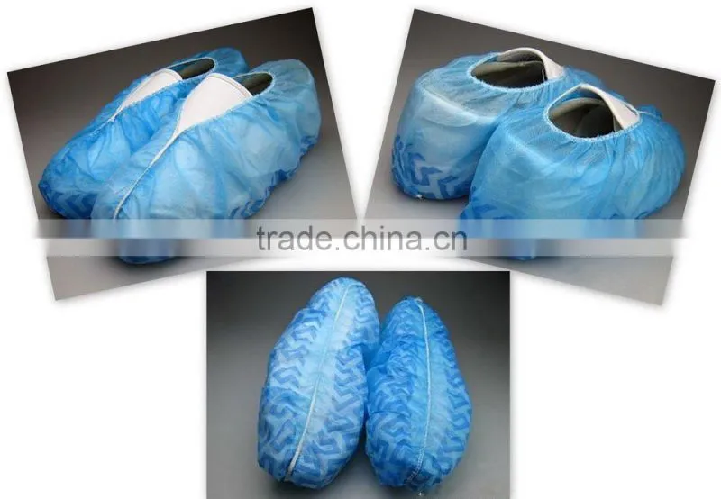 nonwoven non-skid shoe cover