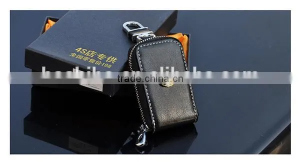 leather car remote key case /key purse
