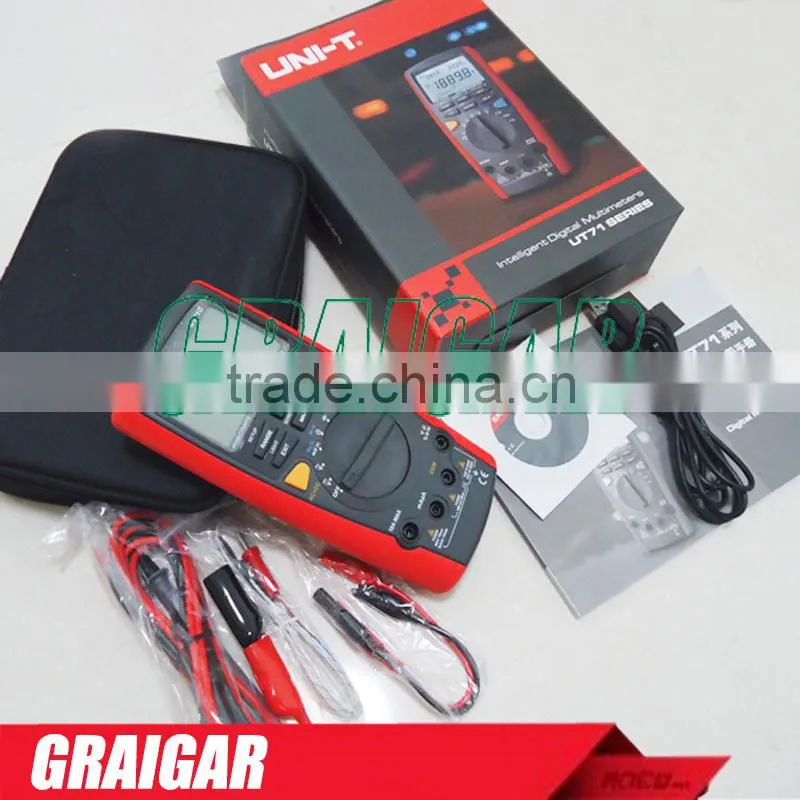 UNI-T Automotive Digital Palm-Size Multimeter UT71C Intellgent Multi-Purpose Meter LCD Voltmeter Ammeter Ohmmeter Auto Range