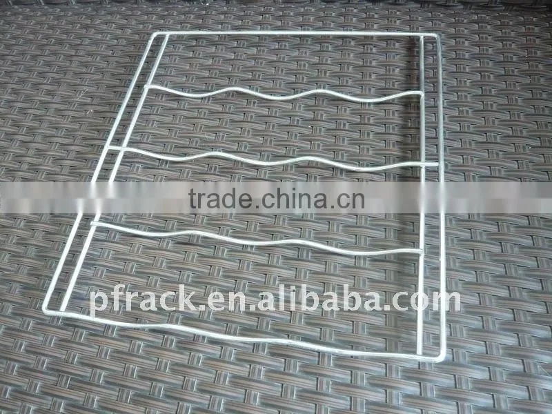 Hanging wine rack stainless steel P-0022