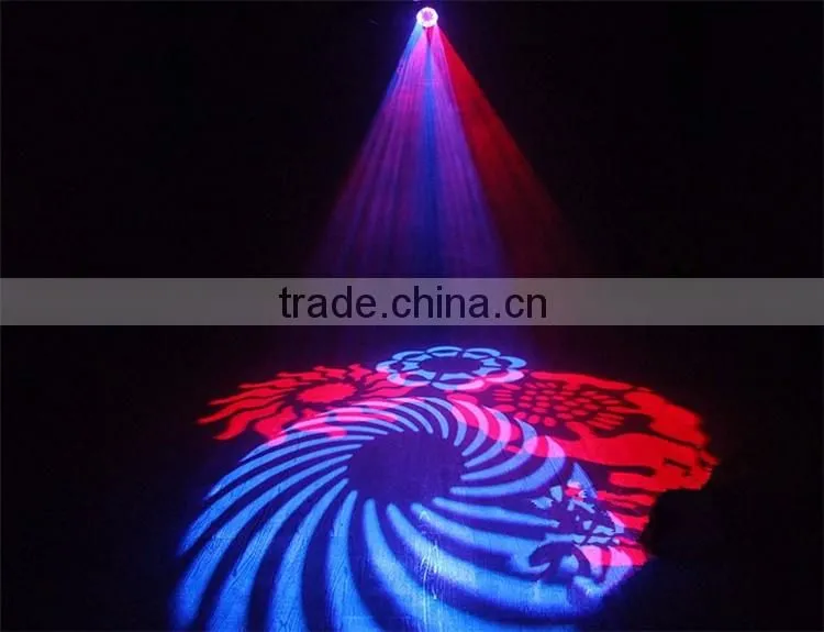 Good quality Stage Effect 8 * 3W LED Rotating Gobo Light