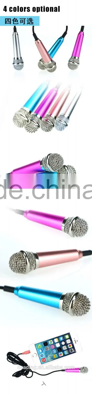 2016 hot selling wired cell phone mini microphone for apple phone and android phone