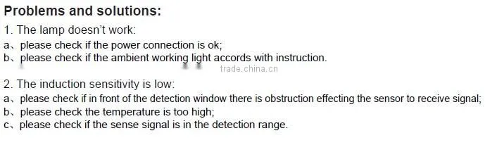 2013 new light sensor/light sensor switch/led sensor light