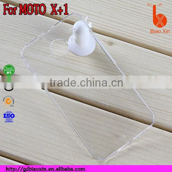 hot sell crystal clear case for the new motorola x , for MOTO X phone case