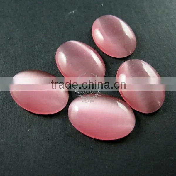 13x18mm oval pink synthetic cat eye cabochon DIY supplies for earrings,rings,pendant charm supplies 4120064