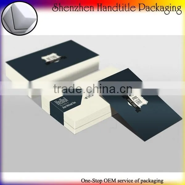 elegant gold edge business card hot stamping