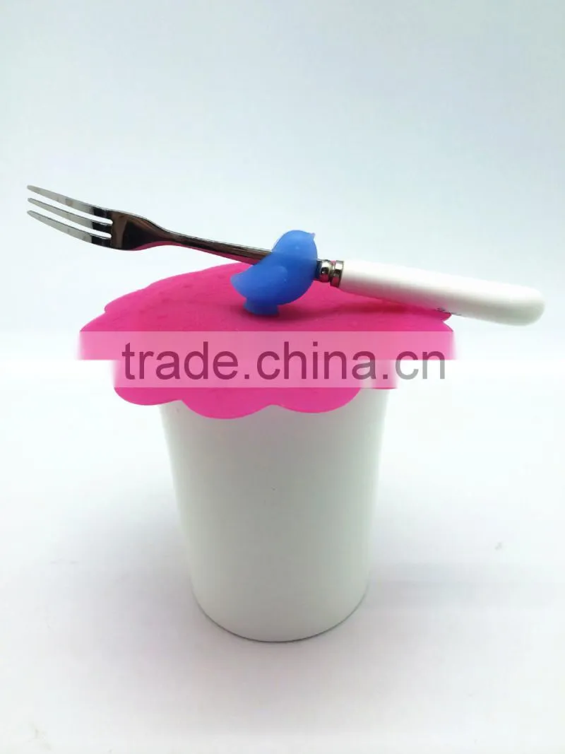 Silicone Rubber Cup Lid Ceramic Animal Shapes Mug Lid Coffee Mug Lid